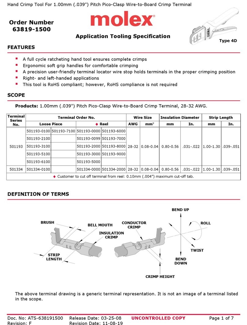 molex 207129 Series User manual molex 207129 Series User manual