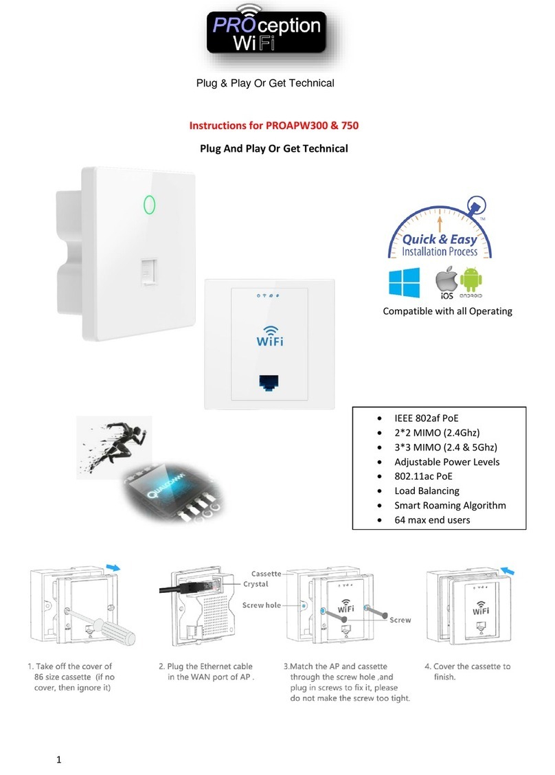 PROception PROAPW300 instructions