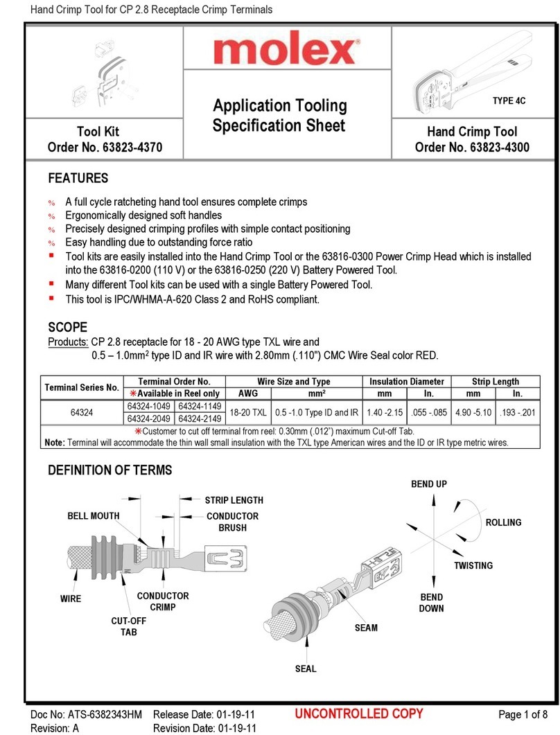 molex 207129 Series Specification sheet molex 207129 Series Specification sheet