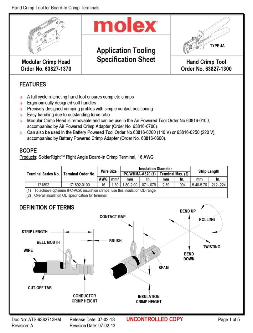 molex 63827-1300 User manual