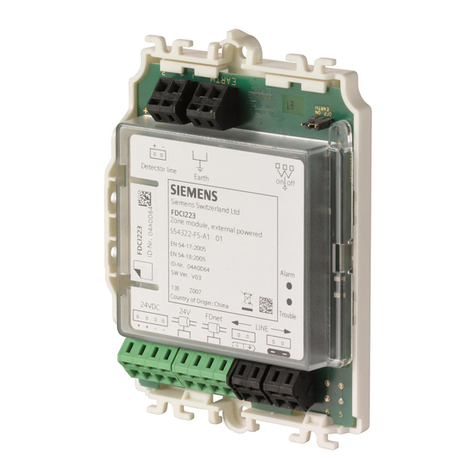 Siemens FDCI223 User manual