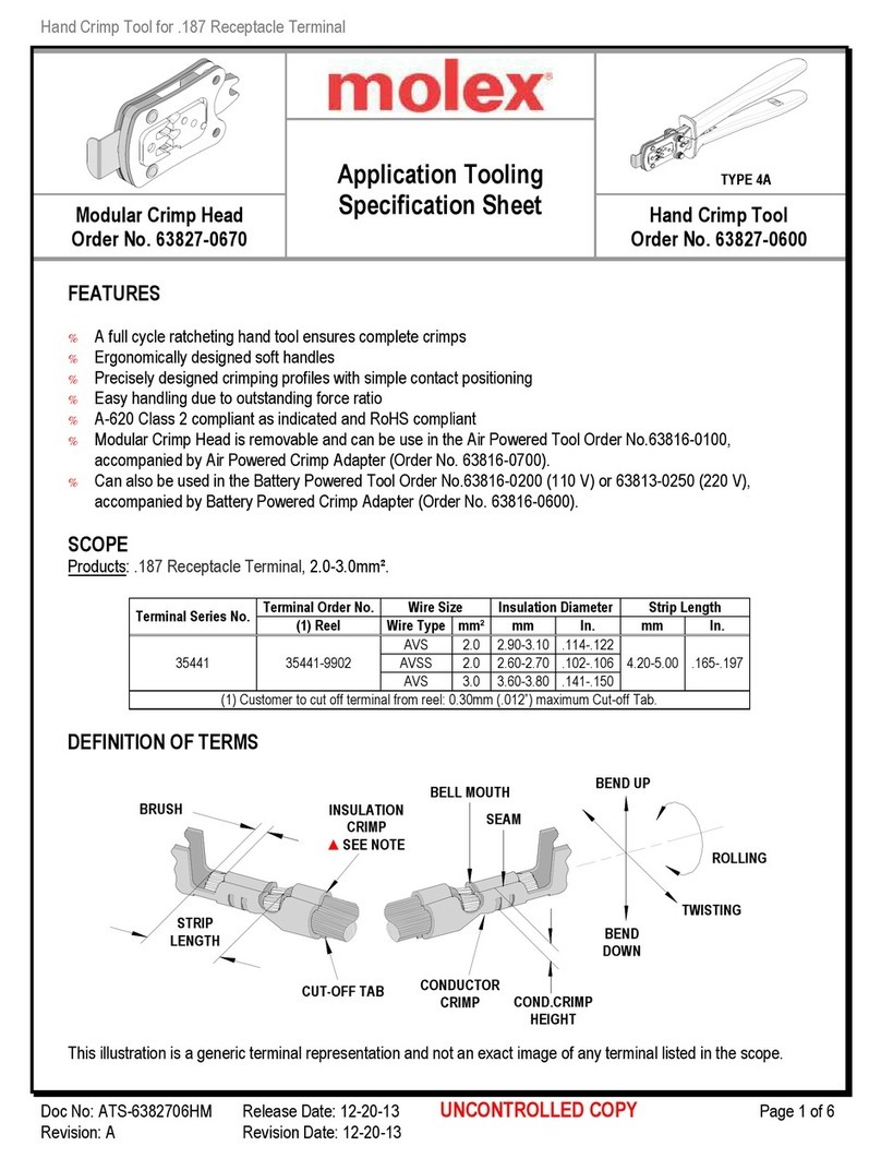 molex 63827-0600 User manual