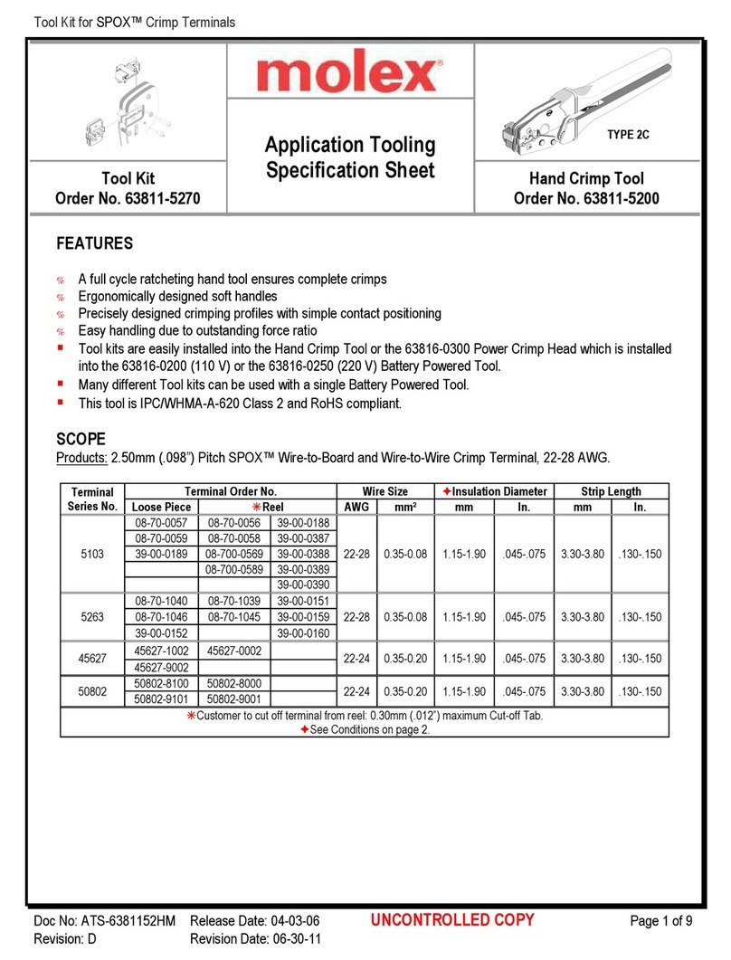 molex 207129 Series User manual molex 207129 Series User manual