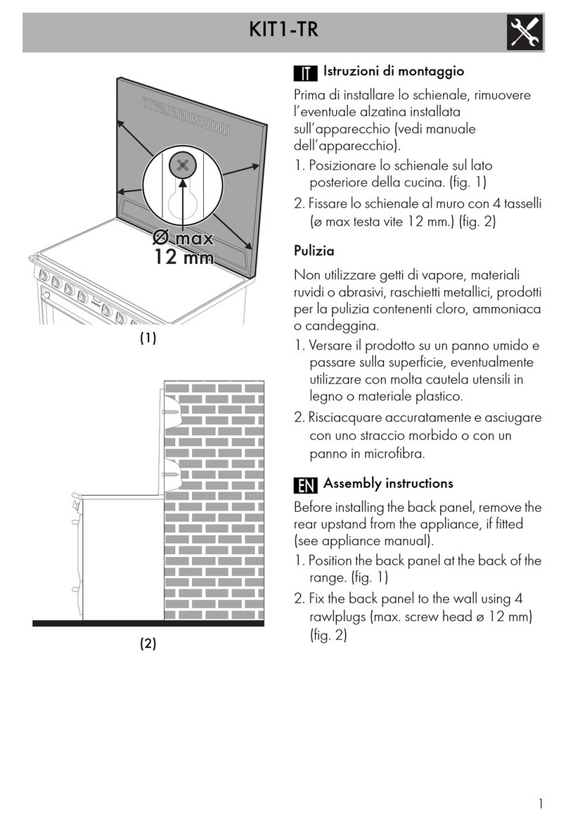 Smeg KIT1-TR Assembly instructions
