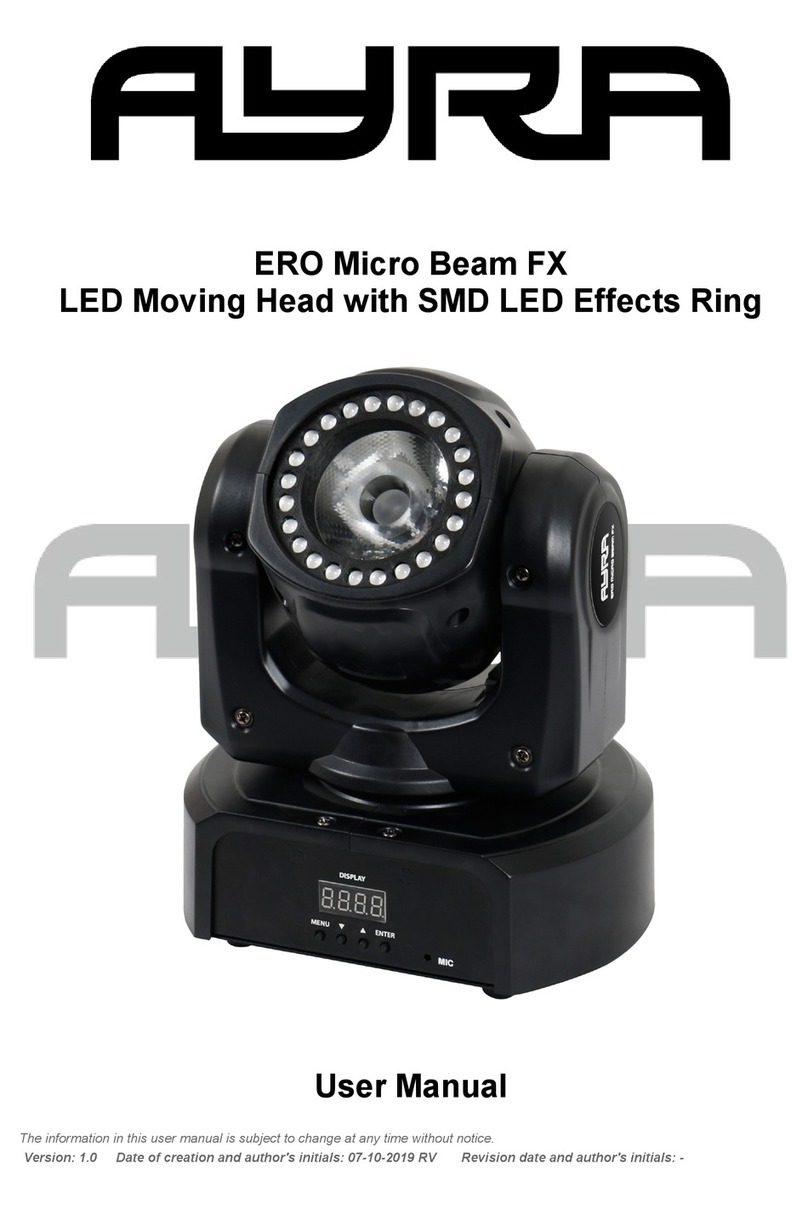 Ayra ERO Micro Beam FX User manual Ayra ERO Micro Beam FX User manual