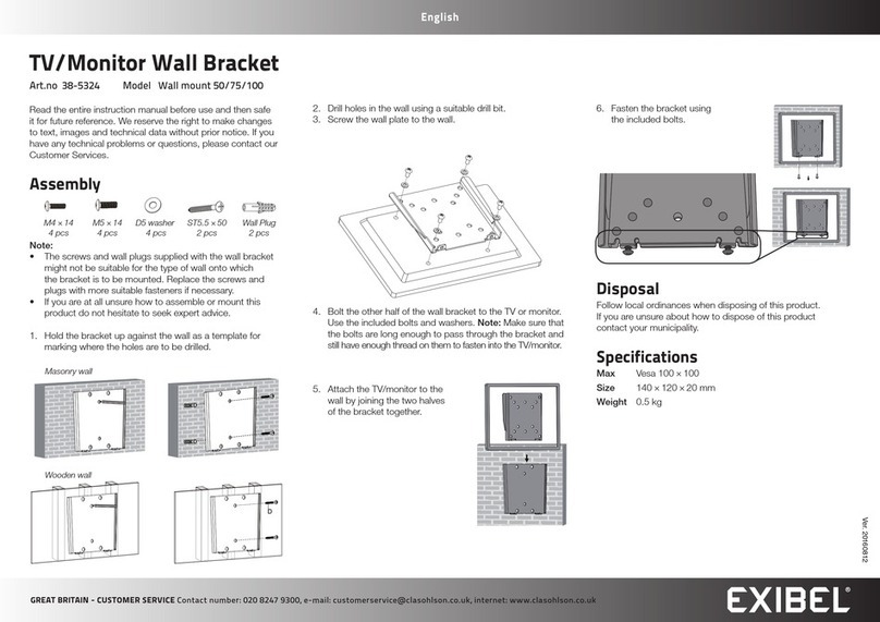 Exibel 38-5324 Assembly instructions