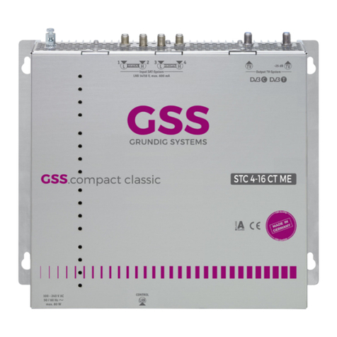 GSS compact STC 4-16 CT lite User manual