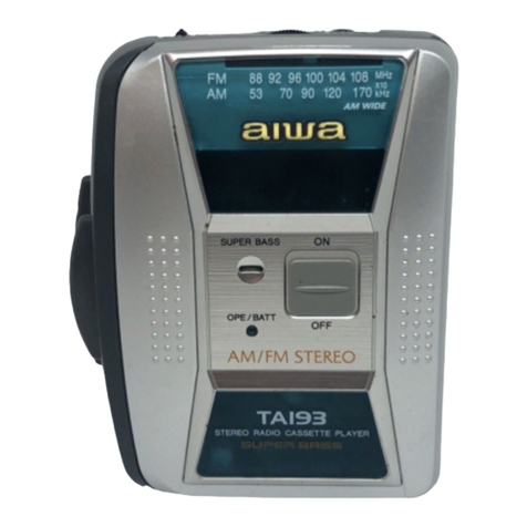 Aiwa HS-TA193 User manual