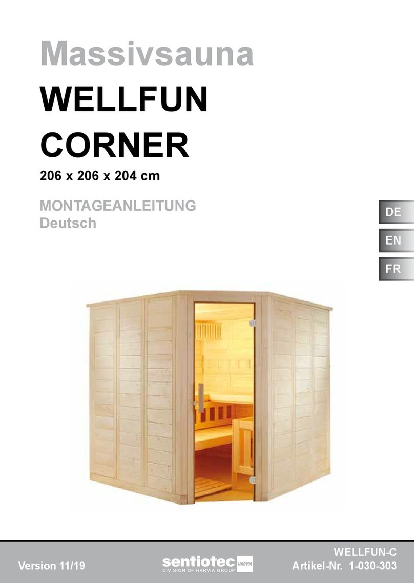 Harvia sentiotec WELLFUN CORNER Guide Harvia sentiotec WELLFUN CORNER Guide