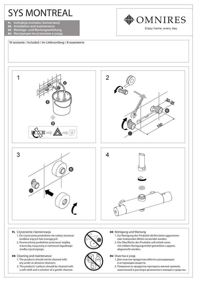 Omnires Y SYS MONTREAL Instruction Manual Omnires Y SYS MONTREAL Instruction Manual
