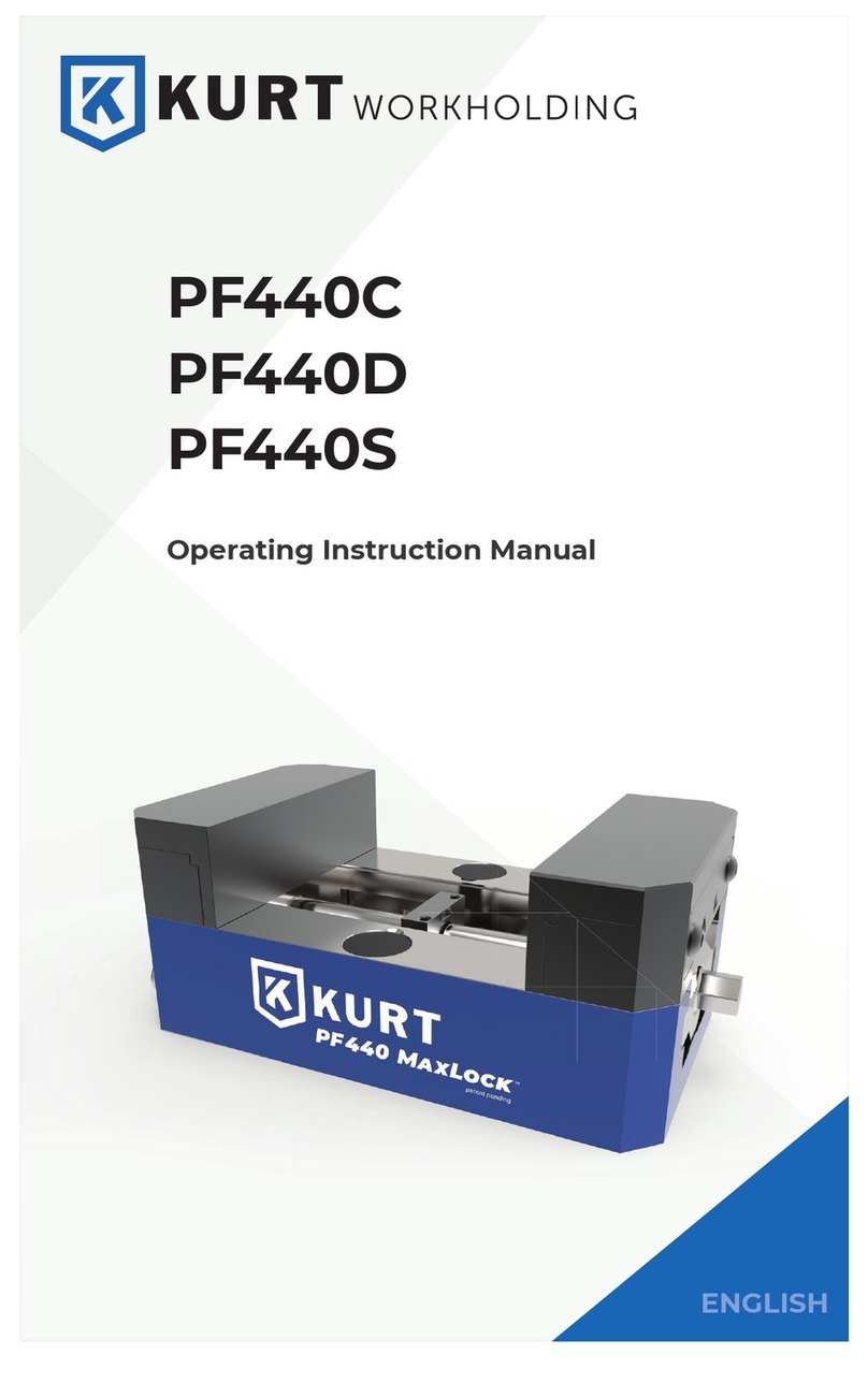 Kurt MaxLock PF Series Operating instructions manual