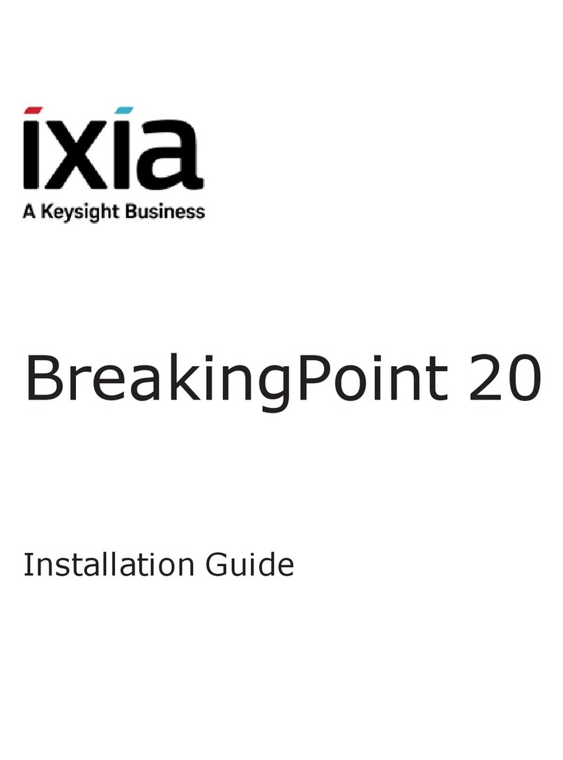Keysight ixia BreakingPoint 20 User manual