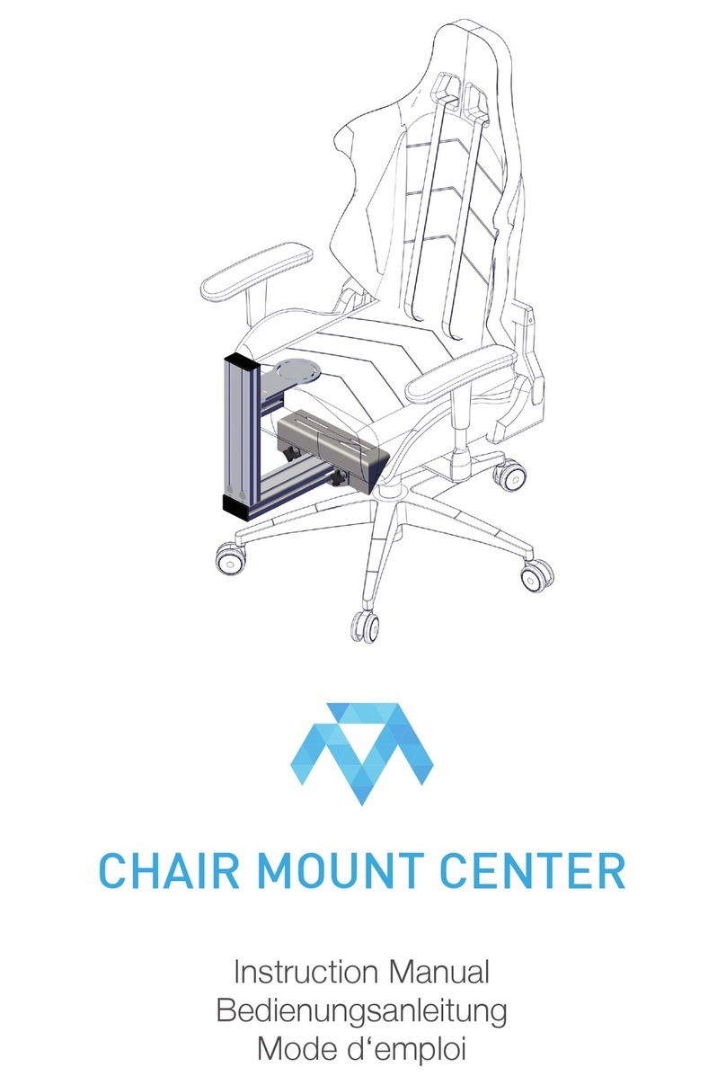 Monstertech Chair Mount Center User manual