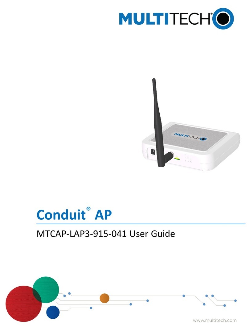 Multitech Conduit AP MTCAP-LAP3-915-041 user guide