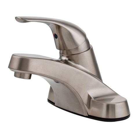 Pfister Pfirst Series LJ142 Series quick start guide