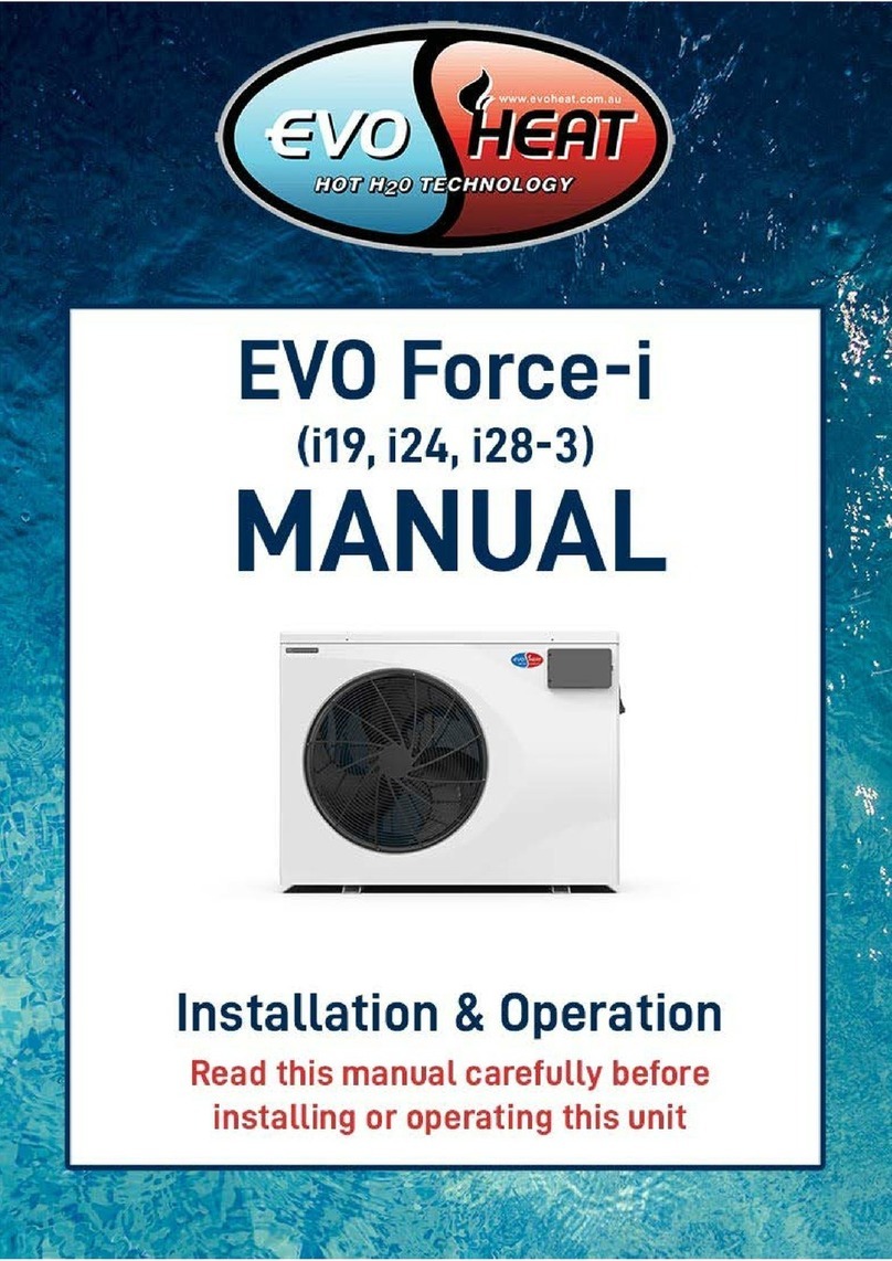 evoheat EVO Force-i19 User manual