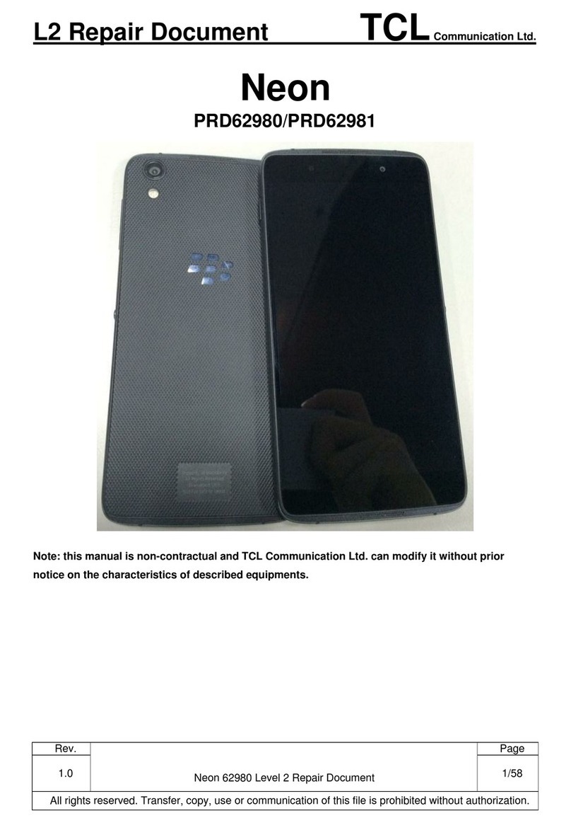 TCL Alcatel Neon Technical manual