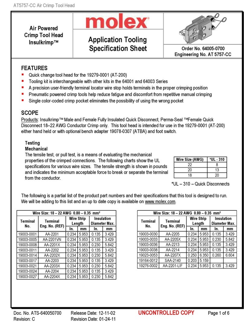 molex 207129 Series User manual