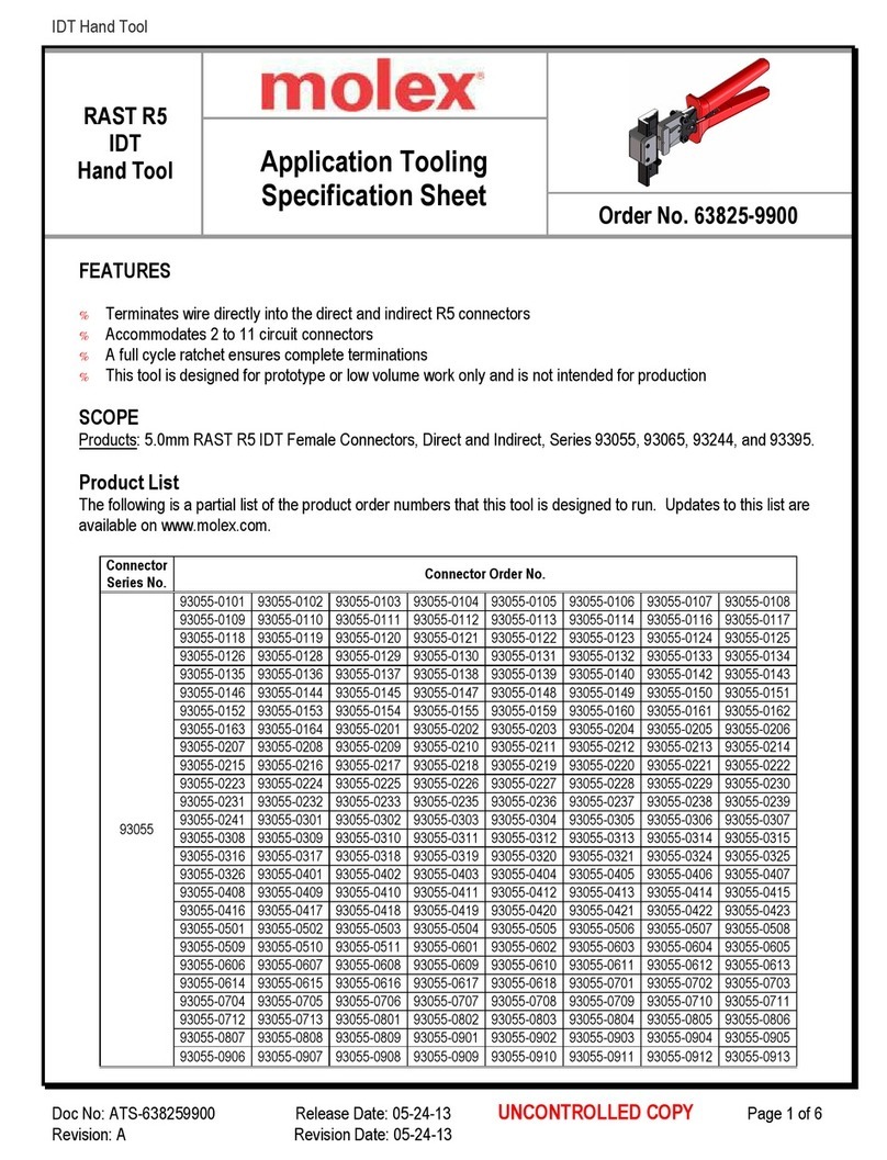 molex 63825-9900 User manual