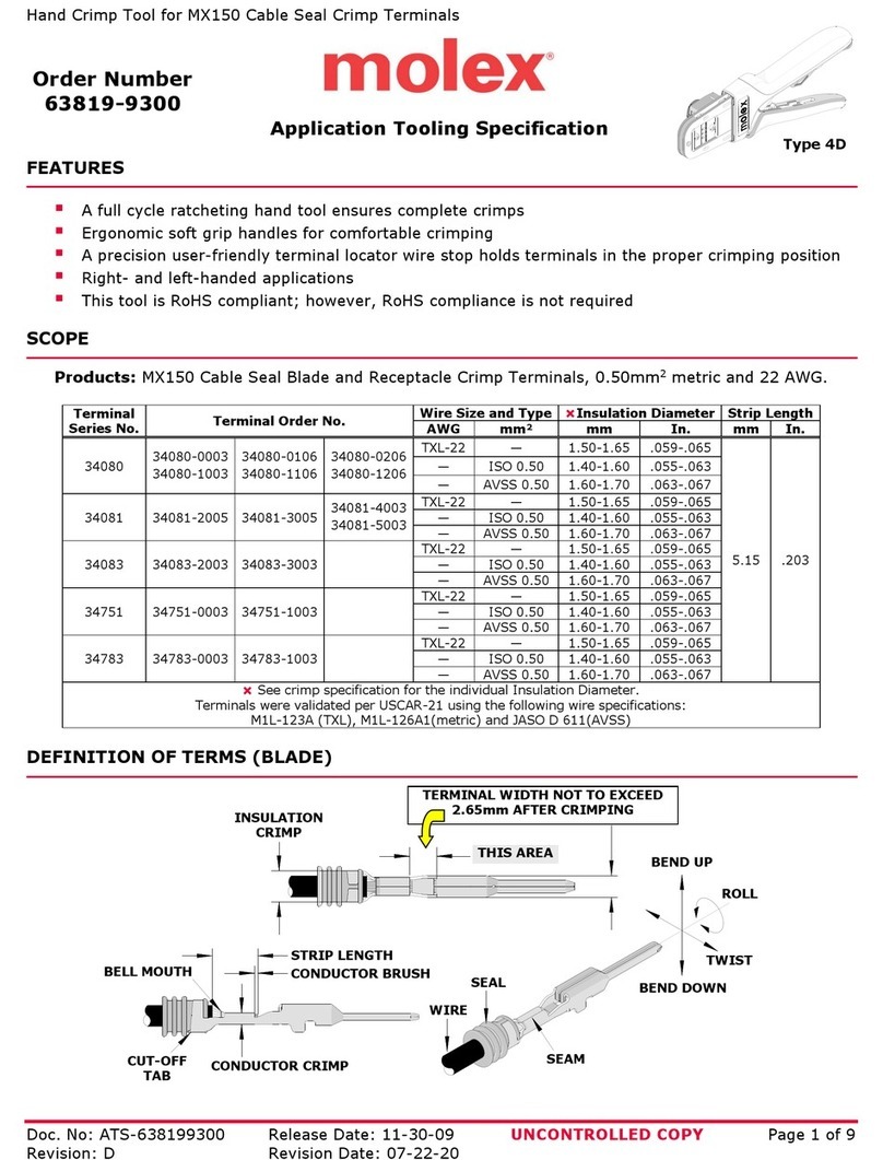 molex 207129 Series User manual