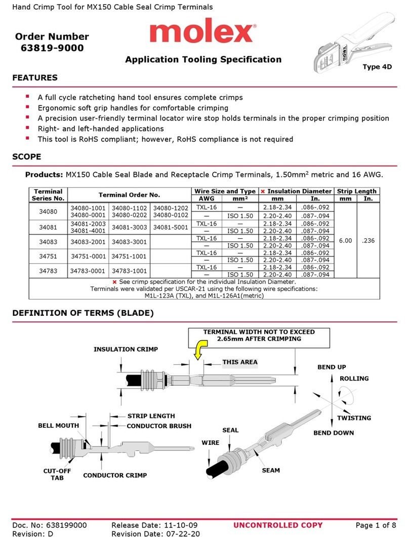 molex 207129 Series User manual molex 207129 Series User manual