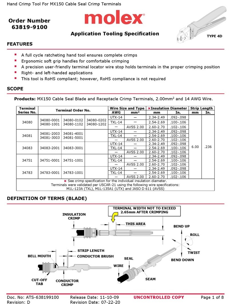 molex 207129 Series User manual molex 207129 Series User manual