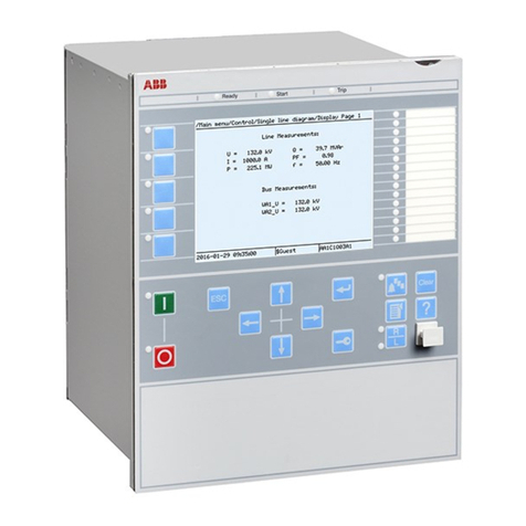 ABB RELION 650 SERIES Quick start guide