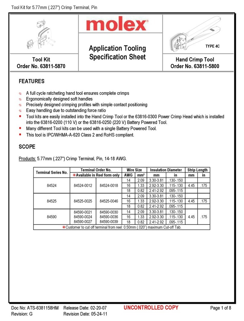 molex 207129 Series User manual molex 207129 Series User manual