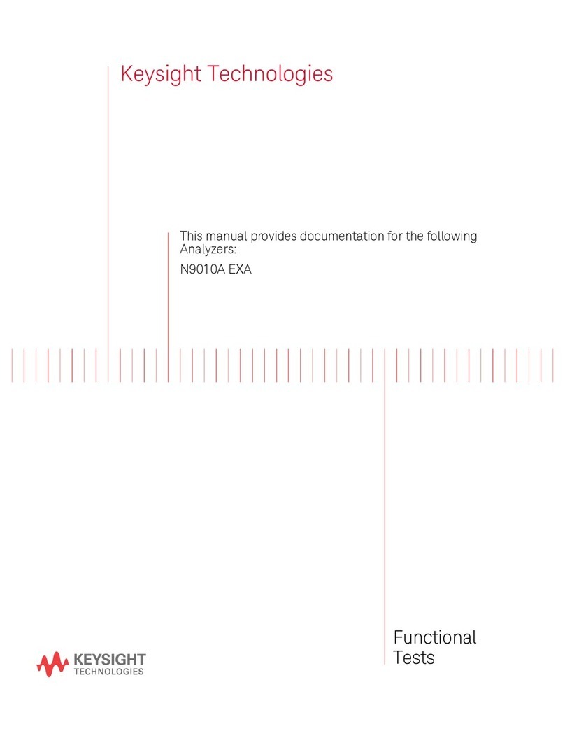 Keysight Technologies EXA N9010A User manual