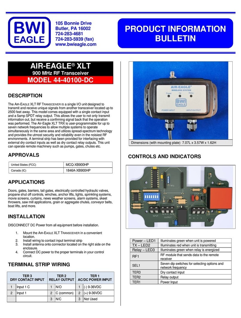 BWI Eagle AIR-EAGLE XLT Manual