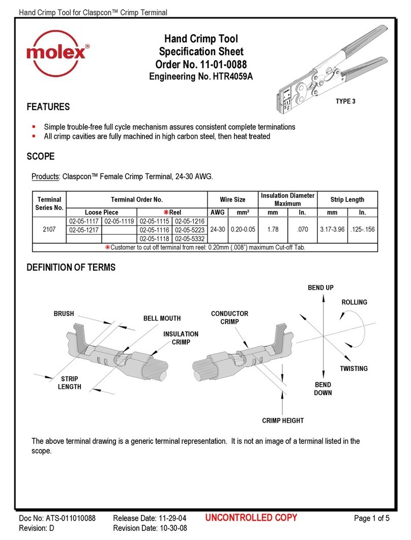 molex 207129 Series User manual molex 207129 Series User manual