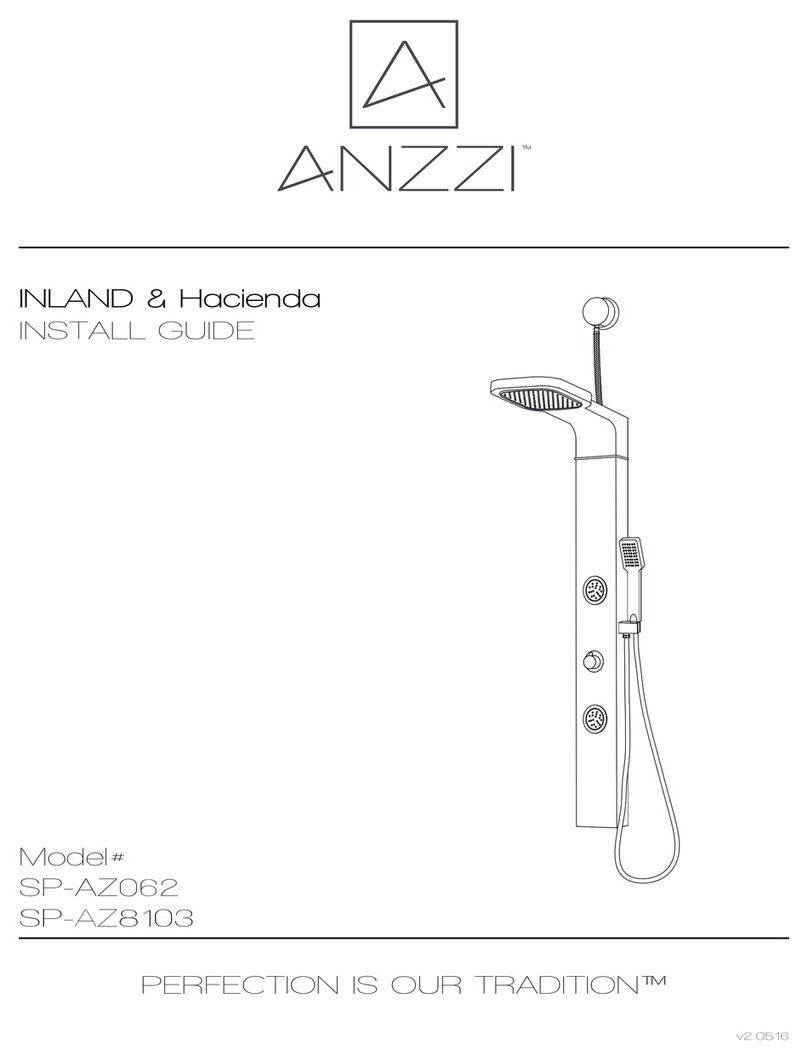 Anzzi INLAND SP-AZ062 install guide