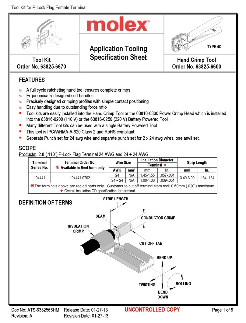 molex 63825-6670 User manual molex 63825-6670 User manual