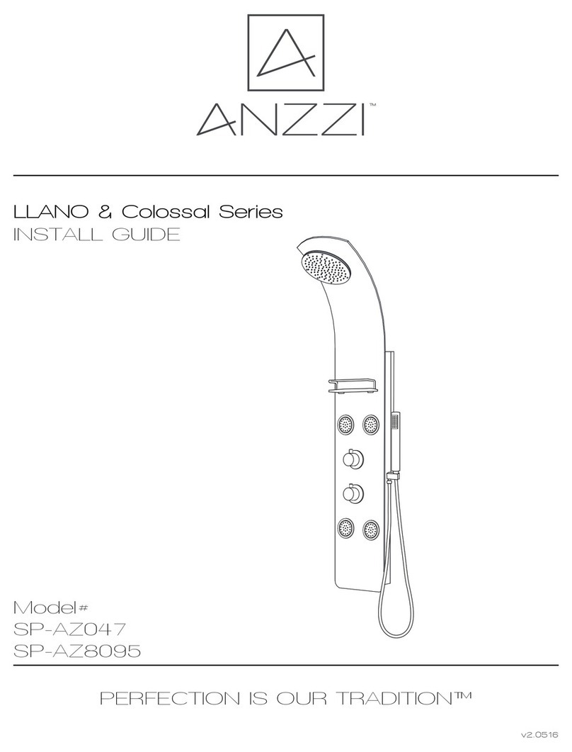 Anzzi LLANO Series User manual