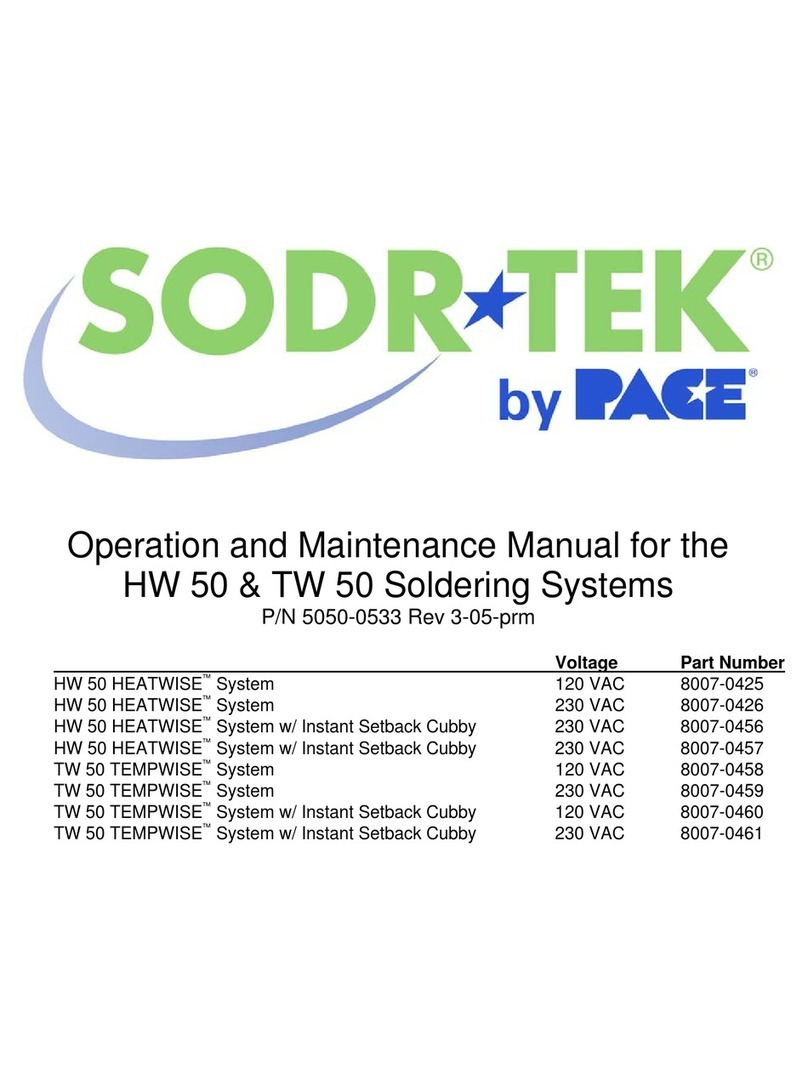 Pace Sodrtek HW50 User manual