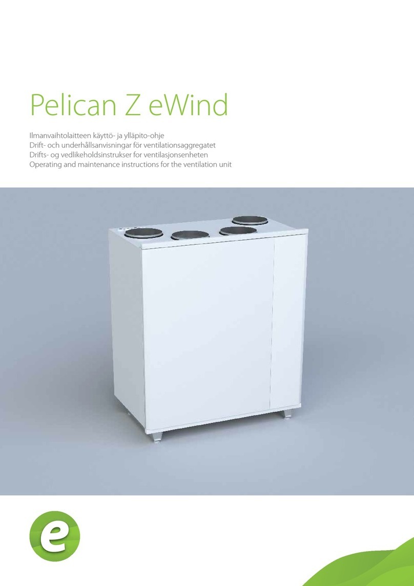 enervent Pelican Z eWind Operating and maintenance instructions