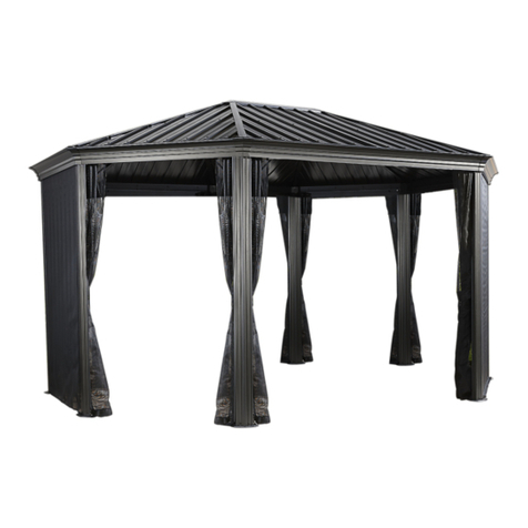 Sojag Octogonal Sunshelter 12x15 Assembly manual Sojag Octogonal Sunshelter 12x15 Assembly manual