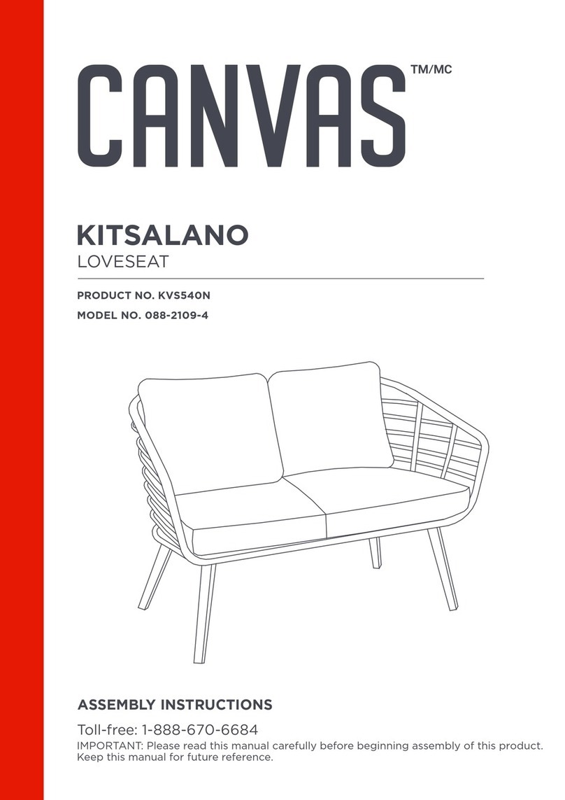 Canvas KITSALANO KVS540N Assembly instructions