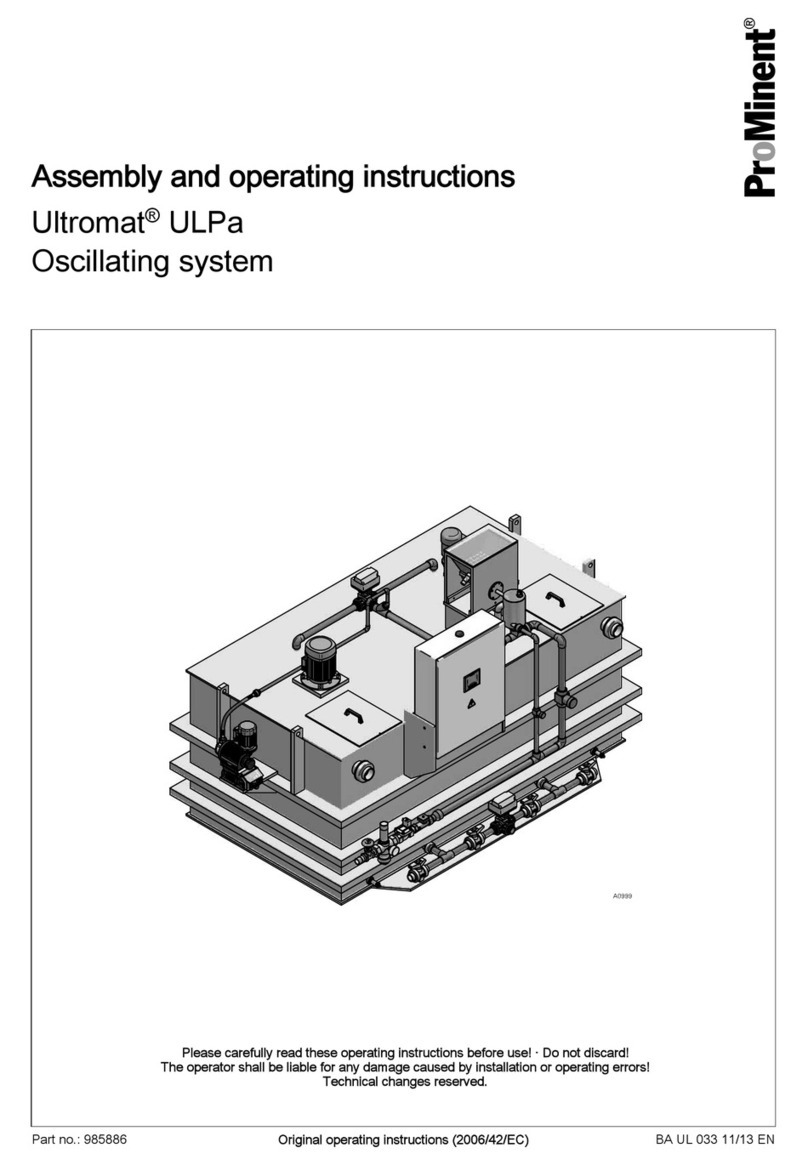 ProMinent Ultromat ULPa Assembly and operating instructions