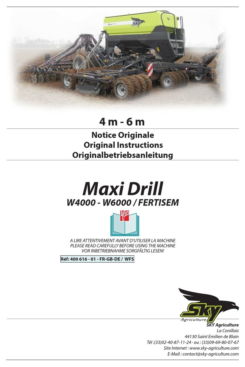 SKY Agriculture Maxi Drill W Series Original instructions