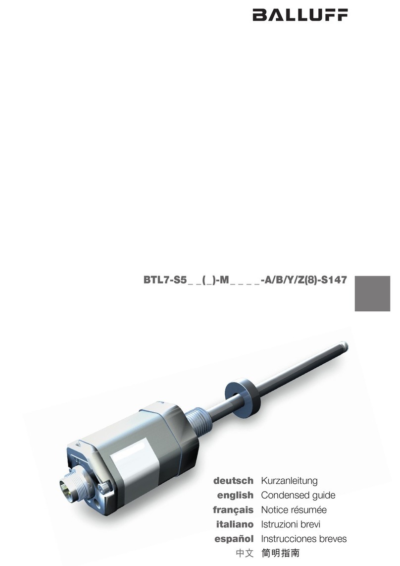 Balluff BTL7-S5 B-M Series User manual