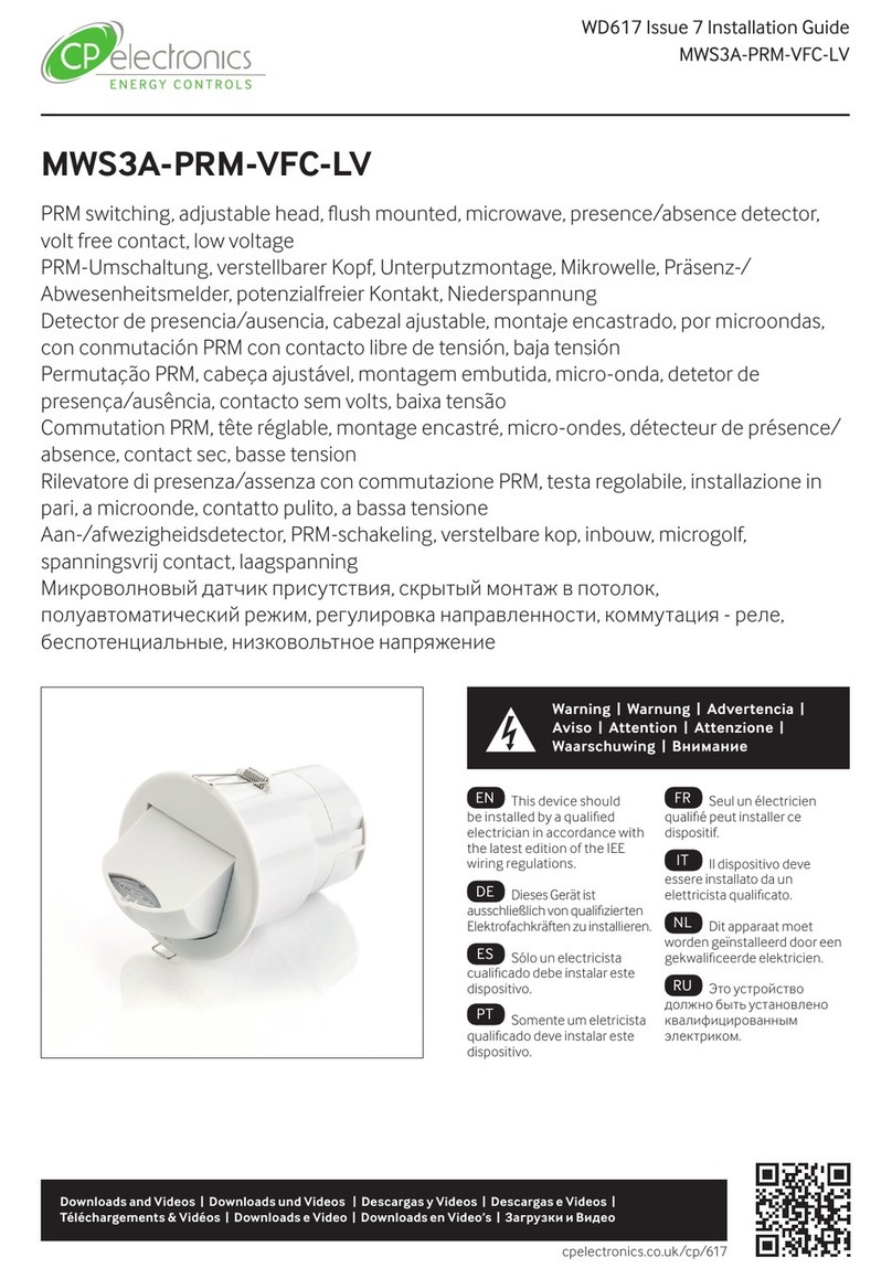 C.P. Electronics MWS3A-PRM-VFC-LV User manual
