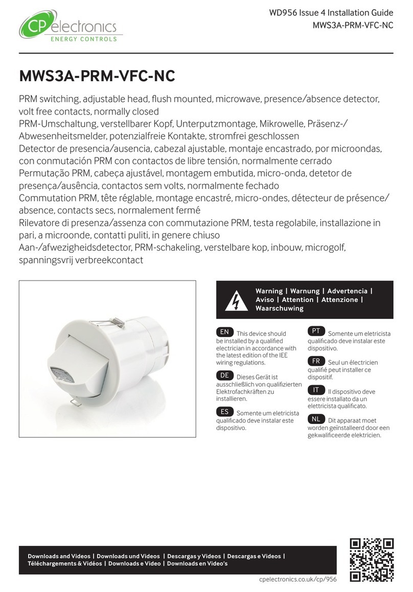 C.P. Electronics MWS3A-PRM-VFC-NC User manual