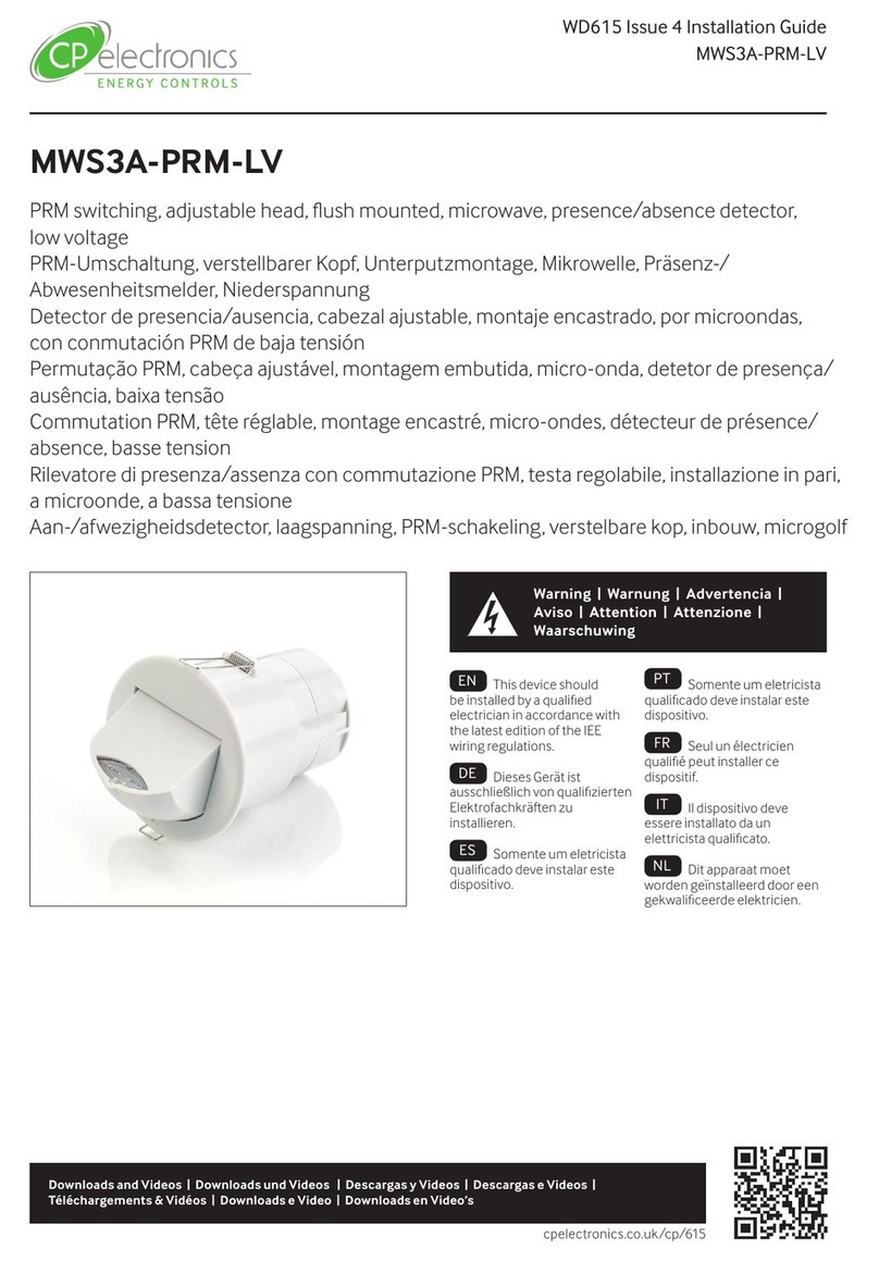 C.P. Electronics MWS3A-PRM-LV User manual