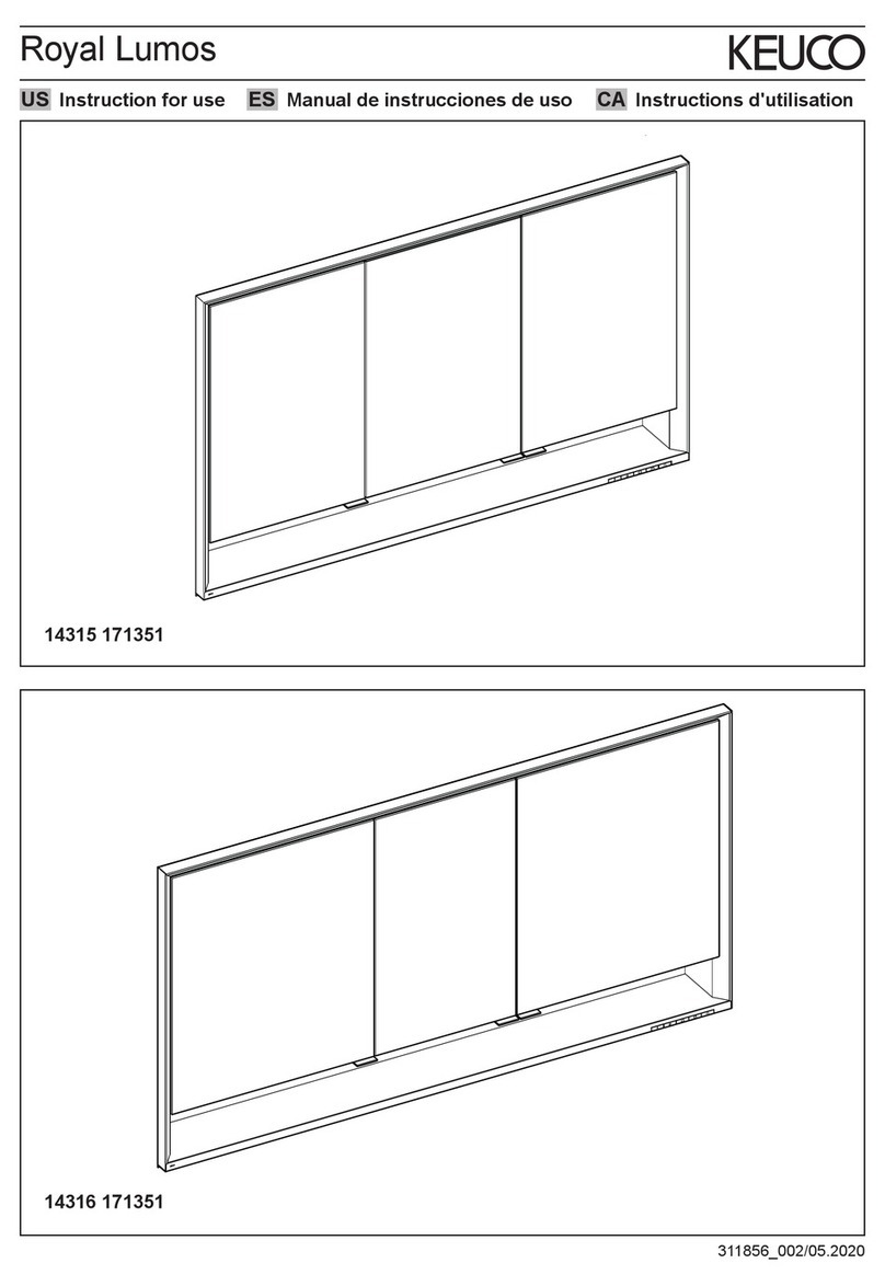 KEUCO Royal Lumos 14315 171351 Instructions for use