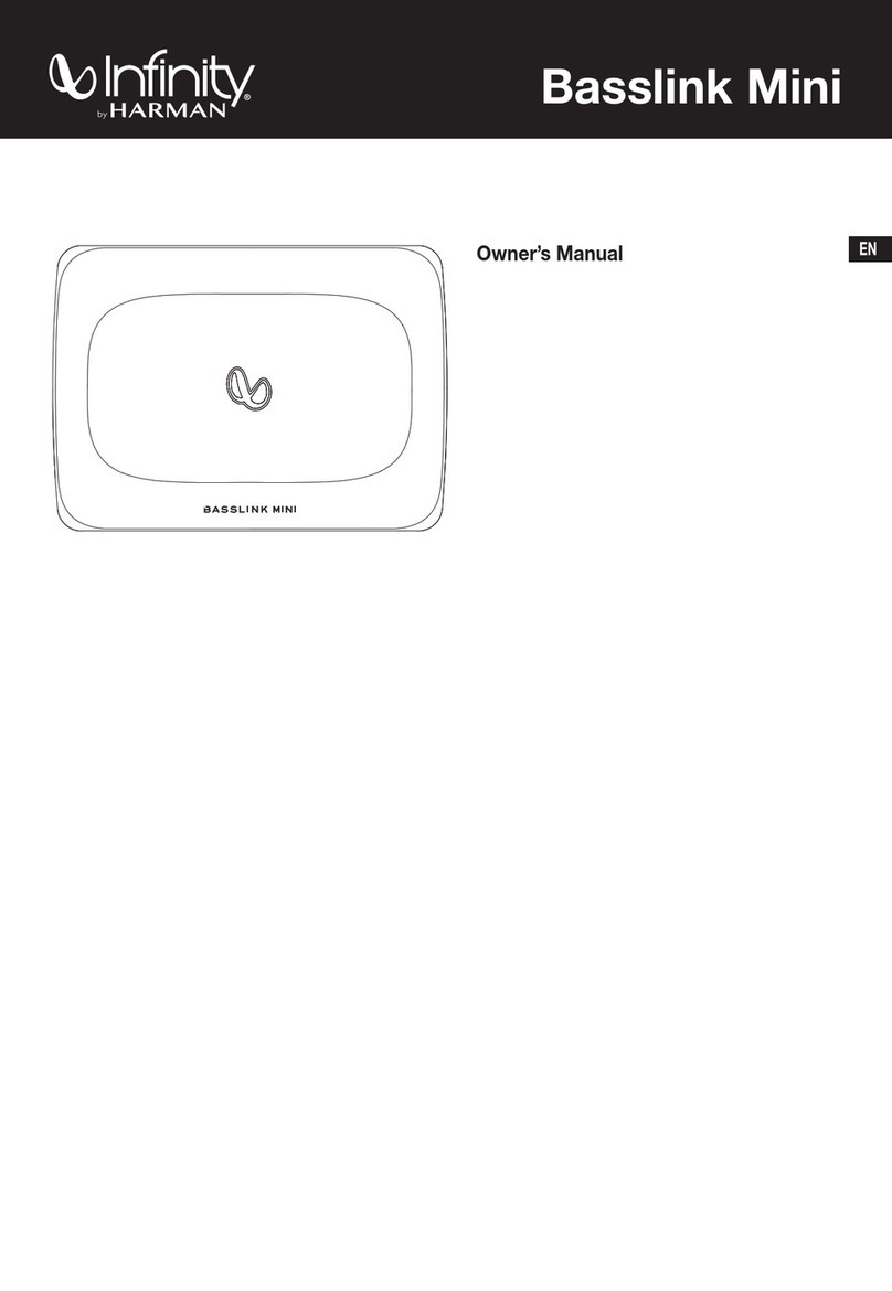 Harman Infinity Basslink Mini owner's manual
