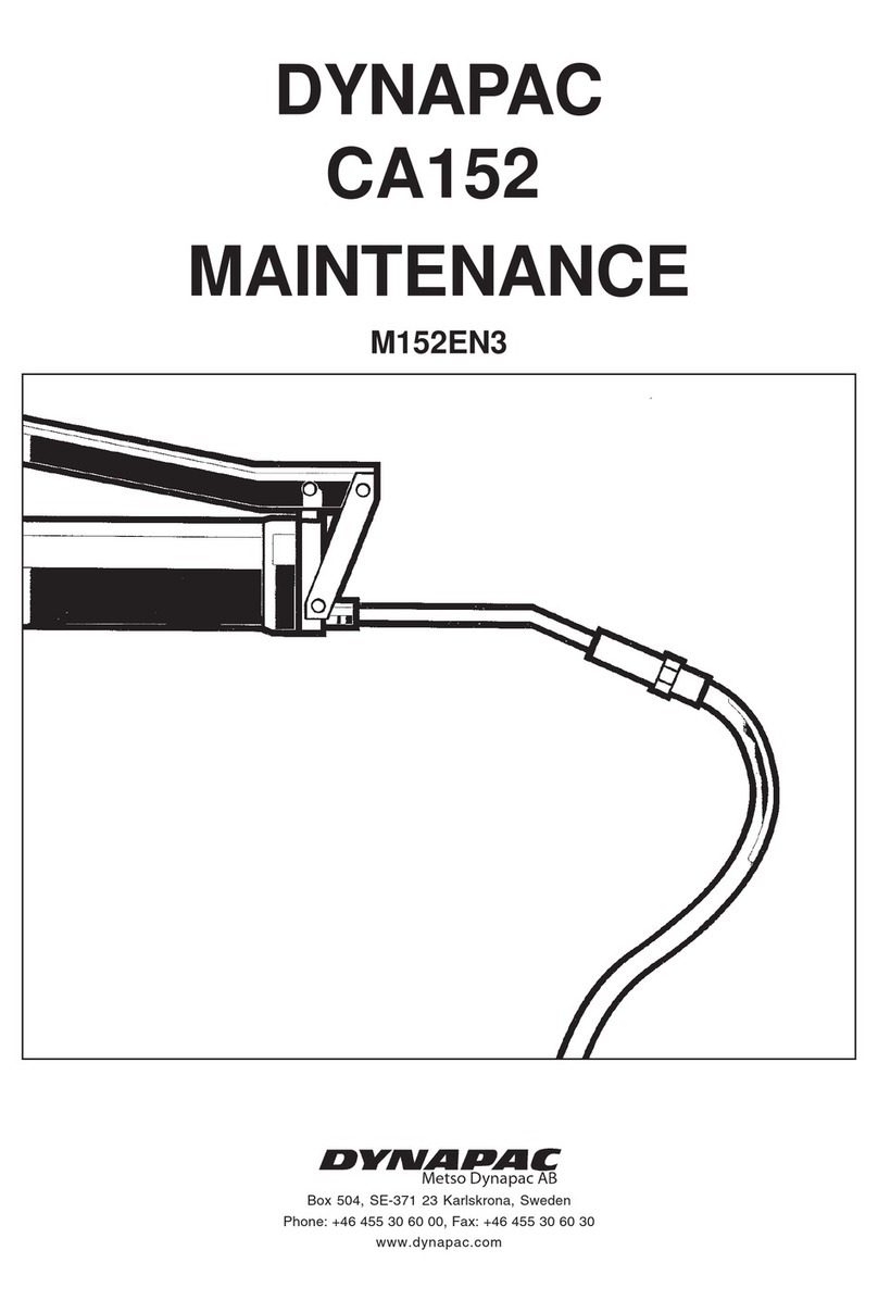 Dynapac CA152STD User manual
