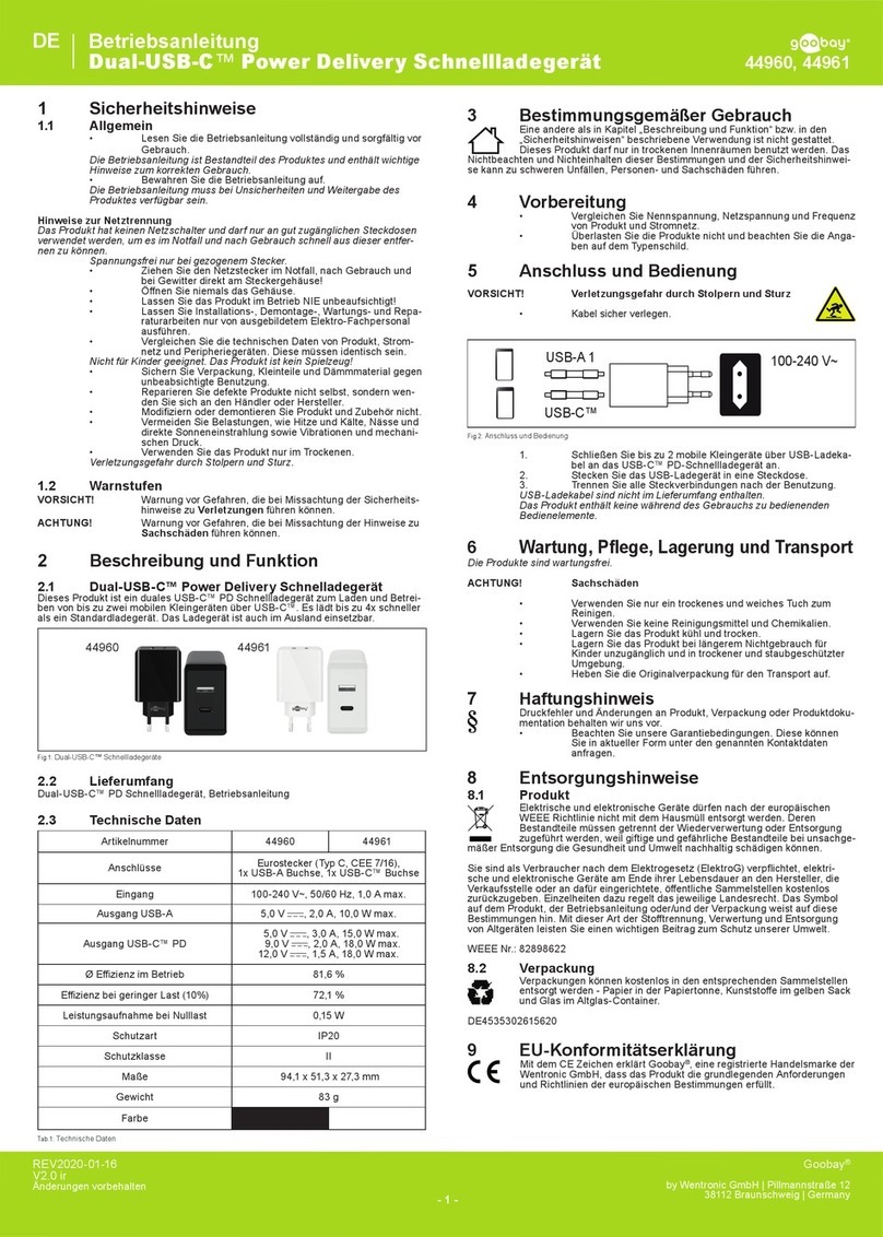 Goobay 44960 user manual