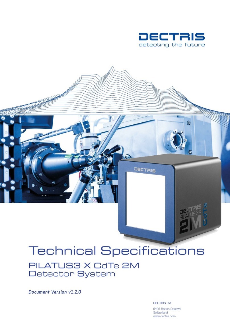 Dectris PILATUS3 X CdTe 2M User manual