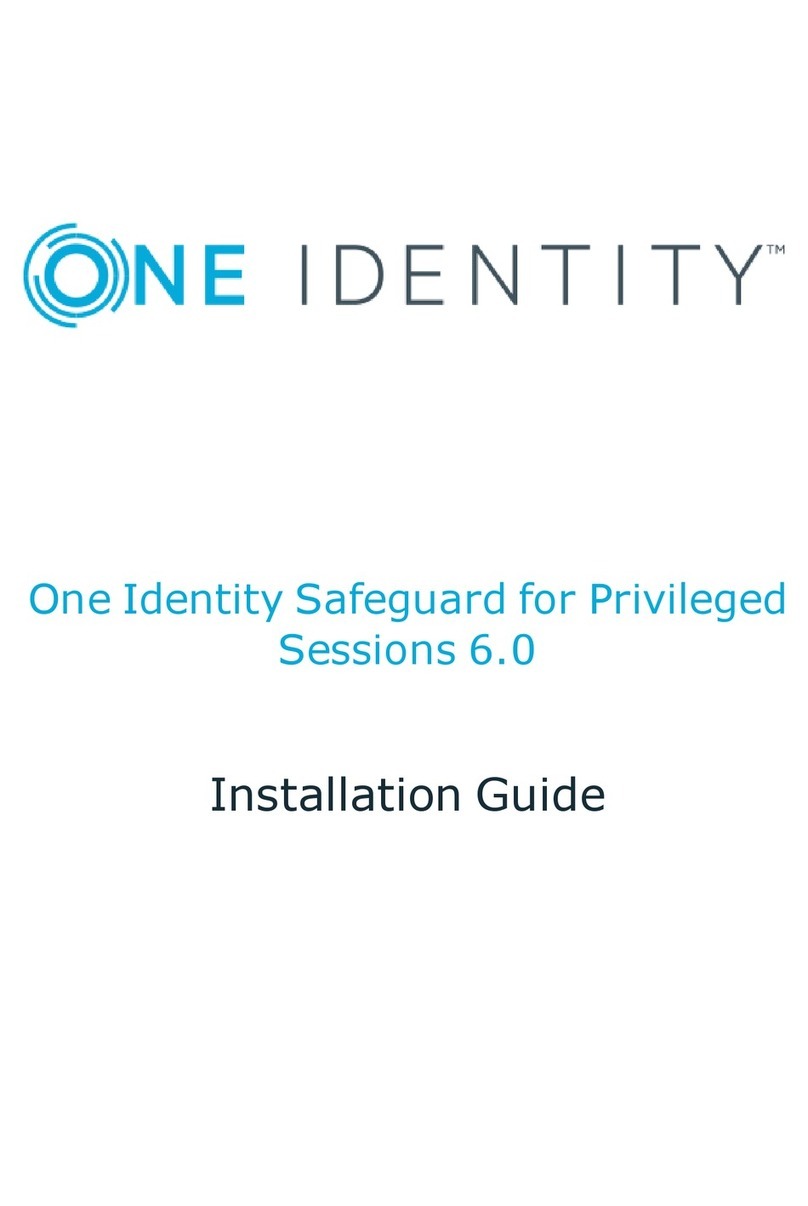One Identity Safeguard for PrivilegedSessions 6.0 installation guide
